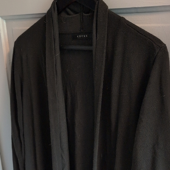 Cyrus Sweaters - $5 for $25: Cyrus Women's Dark Green Long Cardigan Sweater